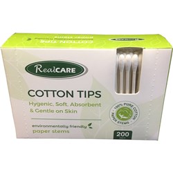 Cotton Tips - Environmentally Friendly - Paper Stem